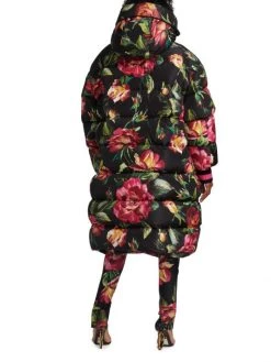 DOLCE&GABBANA Long Quilted Hooded Floral Jacket -Deals DOLCE&GABBANA Store unnamed file 2161