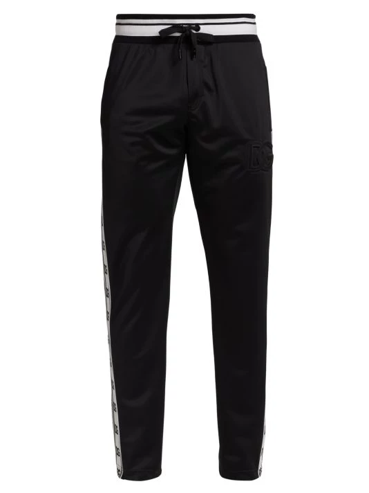 DOLCE&GABBANA Embossed Logo Tape Sweatpants For Men 3 DOLCE&GABBANA Embossed Logo Tape Sweatpants For Men