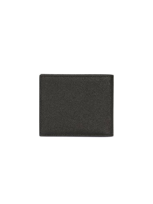 DOLCE&GABBANA Pebbled Leather Bi-Fold Wallet For Men 4 DOLCE&GABBANA Pebbled Leather Bi-Fold Wallet For Men - Image 2