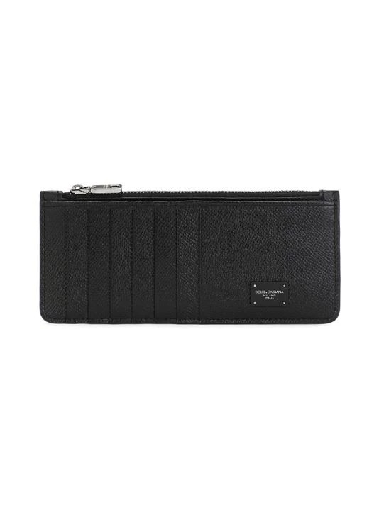 DOLCE&GABBANA Long Zip Leather Card Case For Men 3 DOLCE&GABBANA Long Zip Leather Card Case For Men