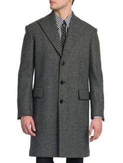 DOLCE&GABBANA Wool Herringbone Overcoat For Men 10 DOLCE&GABBANA Wool Herringbone Overcoat For Men -Deals DOLCE&GABBANA Store unnamed file 2305