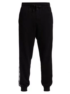 DOLCE&GABBANA Logo Tape Drawstring Jogger Sweatpants For Men