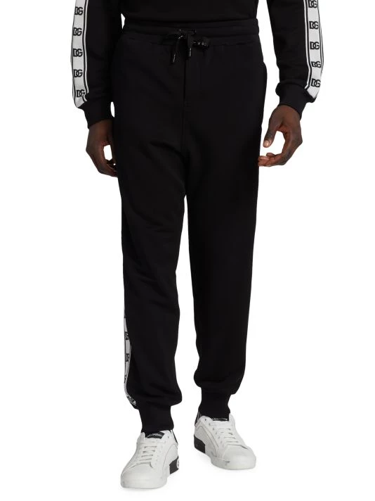 DOLCE&GABBANA Logo Tape Drawstring Jogger Sweatpants For Men 5 DOLCE&GABBANA Logo Tape Drawstring Jogger Sweatpants For Men - Image 3