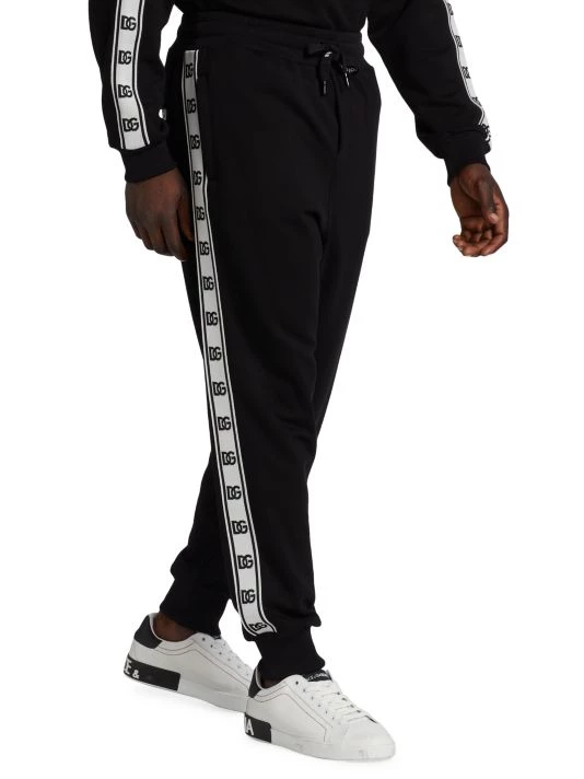 DOLCE&GABBANA Logo Tape Drawstring Jogger Sweatpants For Men 6 DOLCE&GABBANA Logo Tape Drawstring Jogger Sweatpants For Men - Image 4