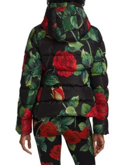 DOLCE&GABBANA Hooded Floral Puffer Jacket -Deals DOLCE&GABBANA Store unnamed file 2344