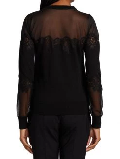 DOLCE&GABBANA Sheer & Lace Insert Sweater 11 DOLCE&GABBANA Sheer & Lace Insert Sweater -Deals DOLCE&GABBANA Store unnamed file 2357