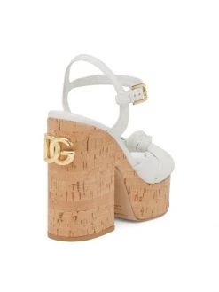 DOLCE&GABBANA Keira Leather Platform Ankle-Strap Sandals -Deals DOLCE&GABBANA Store unnamed file 2374