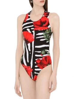DOLCE&GABBANA Poppy & Zebra-Print One-Piece Swimsuit 10 DOLCE&GABBANA Poppy & Zebra-Print One-Piece Swimsuit -Deals DOLCE&GABBANA Store unnamed file 2428