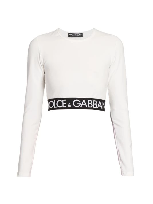 DOLCE&GABBANA Capri Cropped Turtleneck Top Nero 6 DOLCE&GABBANA Capri Cropped Turtleneck Top Nero - Image 4