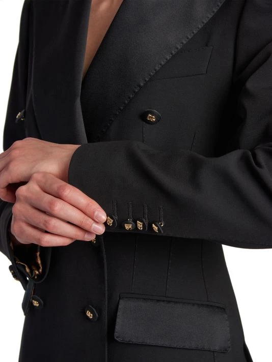 DOLCE&GABBANA Double-Breasted Wool Blazer 8 DOLCE&GABBANA Double-Breasted Wool Blazer - Image 6