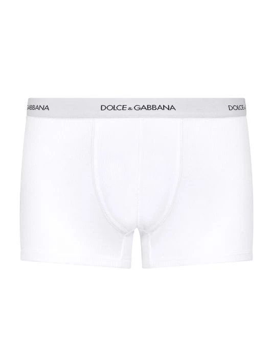 DOLCE&GABBANA Logo Boxer Briefs For Men Black 3 DOLCE&GABBANA Logo Boxer Briefs For Men Black