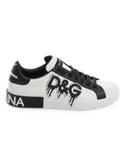 DOLCE&GABBANA Logo Low Top Sneakers For Men