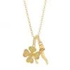 DOLCE&GABBANA 18K Clover & Horn Necklace -Deals DOLCE&GABBANA Store unnamed file 2505