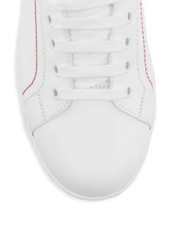 DOLCE&GABBANA Portofino Leather Sneakers Nero Argento -Deals DOLCE&GABBANA Store unnamed file 2509