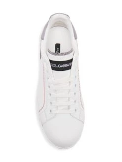 DOLCE&GABBANA Portofino Leather Sneakers Nero Argento -Deals DOLCE&GABBANA Store unnamed file 2510