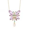 DOLCE&GABBANA 18K Yellow Gold & Multi-Stone Butterfly Pendant Necklace -Deals DOLCE&GABBANA Store unnamed file 2536
