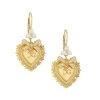 DOLCE&GABBANA 18K Yellow Gold, Diamond & 3MM Pearl Devotion Drop Earrings -Deals DOLCE&GABBANA Store unnamed file 2560