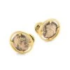 DOLCE&GABBANA 18K Yellow & White Gold Ruby Greek Antiquated Coin Cufflinks -Deals DOLCE&GABBANA Store unnamed file 2584