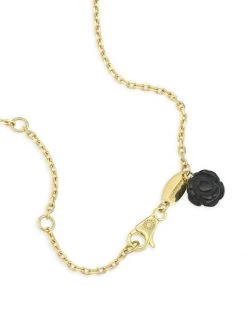 DOLCE&GABBANA 18K Yellow Gold 7-8MM Freshwater Pearl Gemstone Cross Pendant Necklace -Deals DOLCE&GABBANA Store unnamed file 2600