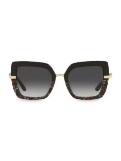 DOLCE&GABBANA 52MM Half-Print Butterfly Sunglasses Black Red 14 DOLCE&GABBANA 52MM Half-Print Butterfly Sunglasses Black Red -Deals DOLCE&GABBANA Store unnamed file 2608