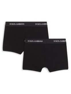 DOLCE&GABBANA Little Boy's 2-Pack Boxers For Kids