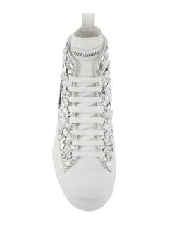 DOLCE&GABBANA Portofino Crystal-Embellished Lace-Up Sneakers For Men -Deals DOLCE&GABBANA Store unnamed file 269