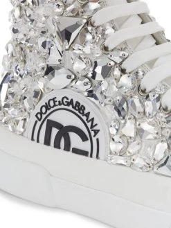 DOLCE&GABBANA Portofino Crystal-Embellished Lace-Up Sneakers For Men -Deals DOLCE&GABBANA Store unnamed file 270