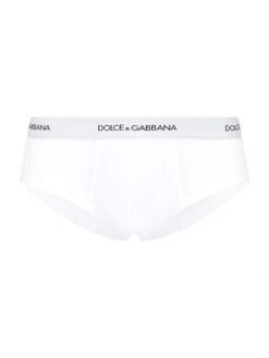 DOLCE&GABBANA Brando Logo Briefs For Men Black
