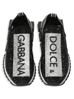 DOLCE&GABBANA Sorrento Crystal-Embellished Knit Sneakers For Men -Deals DOLCE&GABBANA Store unnamed file 2743