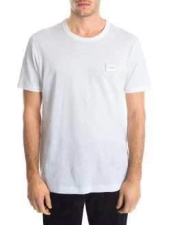 DOLCE&GABBANA Plaque Tee For Men Rosso Brillante -Deals DOLCE&GABBANA Store unnamed file 2747