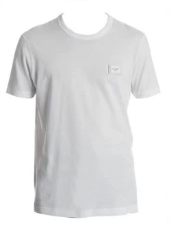 DOLCE&GABBANA Plaque Tee For Men Rosso Brillante -Deals DOLCE&GABBANA Store unnamed file 2751