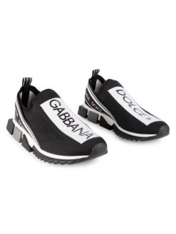 DOLCE&GABBANA Sorrento Bassa Maglina Tech Knit Sneakers For Men Nero Bianco -Deals DOLCE&GABBANA Store unnamed file 2765