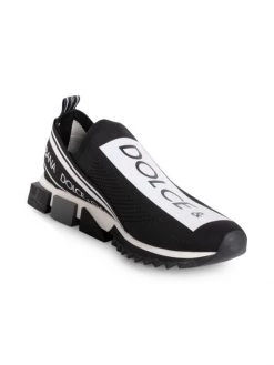 DOLCE&GABBANA Sorrento Bassa Maglina Tech Knit Sneakers For Men Nero Bianco -Deals DOLCE&GABBANA Store unnamed file 2766