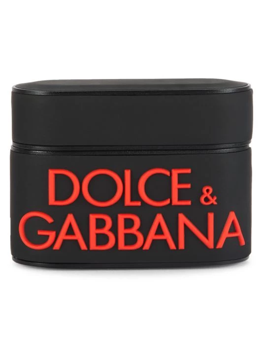 DOLCE&GABBANA LogoAirPod Case For Men Black Red 4 DOLCE&GABBANA LogoAirPod Case For Men Black Red - Image 2