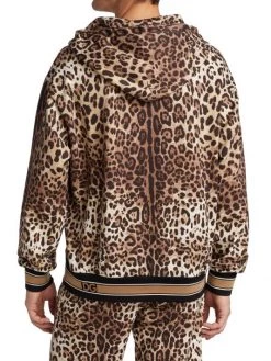 DOLCE&GABBANA Leopard-Print Hooded Sweatshirt For Men -Deals DOLCE&GABBANA Store unnamed file 277