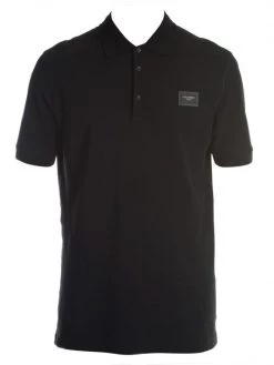 DOLCE&GABBANA Plaque Polo For Men White