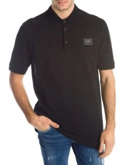 DOLCE&GABBANA Plaque Polo For Men White -Deals DOLCE&GABBANA Store unnamed file 2787