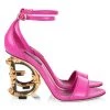 DOLCE&GABBANA Sculpted-Heel Leather Sandals Rosa -Deals DOLCE&GABBANA Store unnamed file 2822