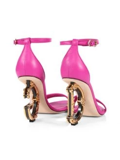 DOLCE&GABBANA Sculpted-Heel Leather Sandals Rosa 14 DOLCE&GABBANA Sculpted-Heel Leather Sandals Rosa -Deals DOLCE&GABBANA Store unnamed file 2824