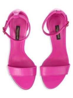 DOLCE&GABBANA Sculpted-Heel Leather Sandals Rosa 16 DOLCE&GABBANA Sculpted-Heel Leather Sandals Rosa -Deals DOLCE&GABBANA Store unnamed file 2826