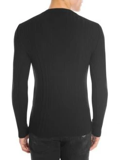 DOLCE&GABBANA V-Neck Ribbed Sweater For Men -Deals DOLCE&GABBANA Store unnamed file 2849