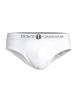DOLCE&GABBANA Sports Crest Midi Briefs For Men White -Deals DOLCE&GABBANA Store unnamed file 2856
