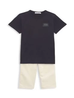 DOLCE&GABBANA Baby's Logo T-Shirt For Kids Grey -Deals DOLCE&GABBANA Store unnamed file 2859