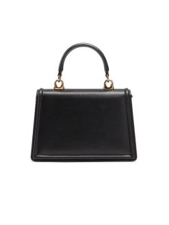 DOLCE&GABBANA Devotion Leather Top Handle Bag Black -Deals DOLCE&GABBANA Store unnamed file 2872