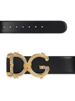 DOLCE&GABBANA Barocco Logo Leather Belt Black 9 DOLCE&GABBANA Barocco Logo Leather Belt Black -Deals DOLCE&GABBANA Store unnamed file 2886