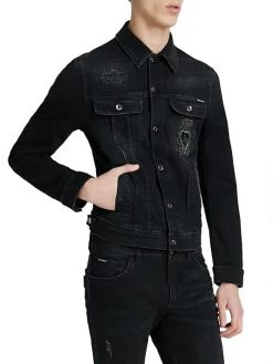 DOLCE&GABBANA Crown Denim Jacket For Men 11 DOLCE&GABBANA Crown Denim Jacket For Men -Deals DOLCE&GABBANA Store unnamed file 2892