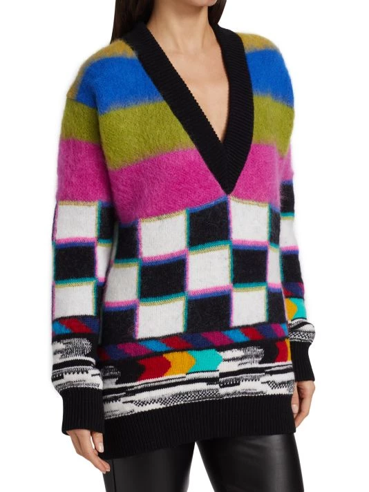 DOLCE&GABBANA Technicolor Mohair-Blend Sweater 5 DOLCE&GABBANA Technicolor Mohair-Blend Sweater - Image 3