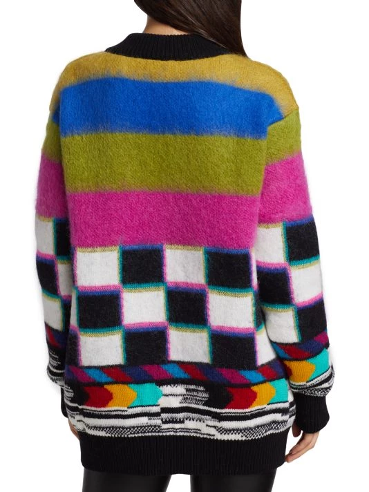 DOLCE&GABBANA Technicolor Mohair-Blend Sweater 6 DOLCE&GABBANA Technicolor Mohair-Blend Sweater - Image 4