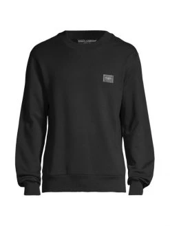 DOLCE&GABBANA Logo Plaque Sweashirt For Men