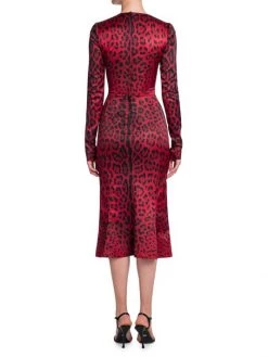 DOLCE&GABBANA Leopard Print Dress -Deals DOLCE&GABBANA Store unnamed file 2945